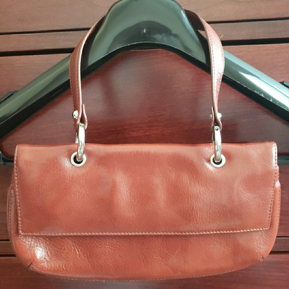 HOBO Classic Brown Leather Shoulder Bag